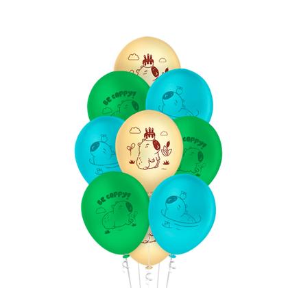 Imagem de Kit festa Capivara Decoração Aniversário completo 133pçs