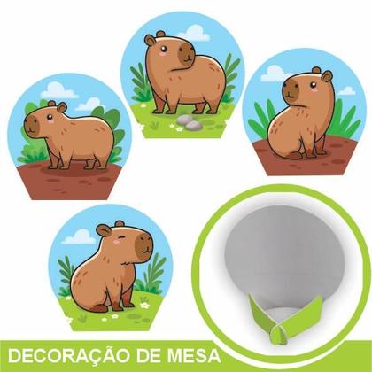 Imagem de Kit festa Capivara Decoração Aniversário completo + balão