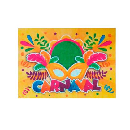 Imagem de Kit festa Carnaval Decoração Aniversário Toalha + Painel