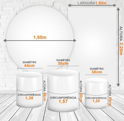 Imagem de Kit Festa Casado Painéis + Capa Para Cilindros Mickey -IMPAKTO VISUAL