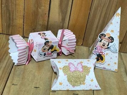 Imagem de Kit Festa Completa Decoração Minnie Rosa