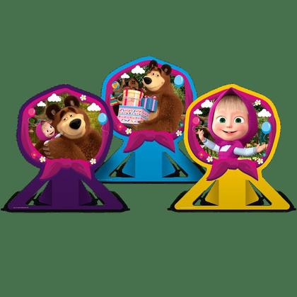 Imagem de Kit festa completo 107 pçs decoração Masha e o Urso