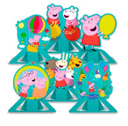 Imagem de Kit festa completo 107pçs decoração Peppa pig aniversário