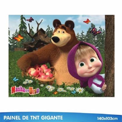 Imagem de Kit festa completo decoração Masha e o Urso Display + Painel