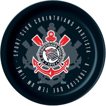 Imagem de KIt Festa Corinthians Decoração aniversá 16pçs Copos+ Pratos