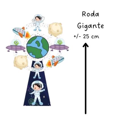 Imagem de Kit Festa Decoração Aniversário Astronauta infantil com caneta