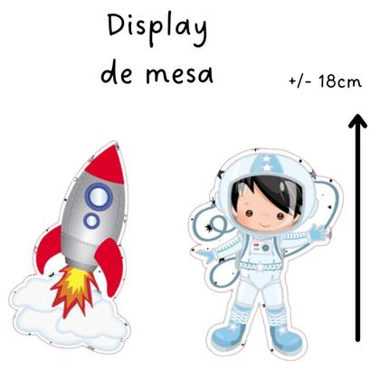 Imagem de Kit Festa Decoração Aniversário Astronauta infantil com caneta