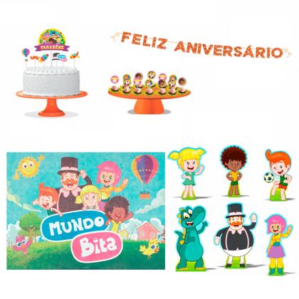 Imagem de Kit festa Decoração aniversário Mundo Bita 39pçs em EVA
