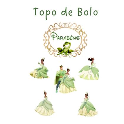 Imagem de Kit Festa Decoração Aniversário Tiana a Princesa e o sapo infantil com pulseira