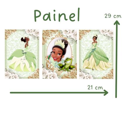 Imagem de Kit Festa Decoração Aniversário Tiana a Princesa e o sapo infantil com pulseira