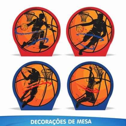 Imagem de Kit Festa Decoração Basquete Festa Aniversário 40 Itens