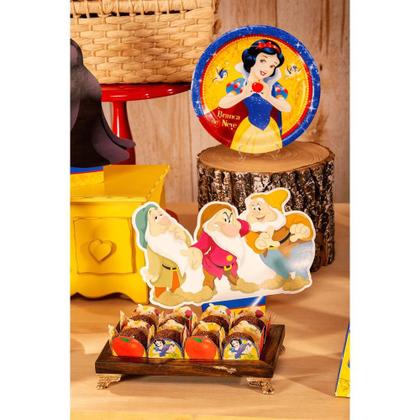 Imagem de Kit Festa decoração Branca de Neve 50 forminhas + 12 Copos