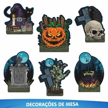 Imagem de Kit Festa Decoração de Halloween Horripilante 39 peças