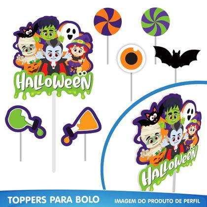 Imagem de Kit Festa Decoração Halloween Cute Infantil