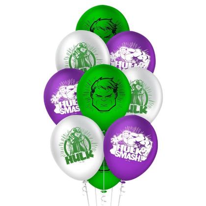 Imagem de Kit festa decoração Hulk Aniversário Topo + Vela 4 + Balão