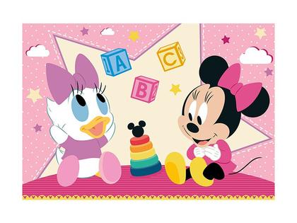 Imagem de Kit festa Decoração Minnie Rosa 25 Balões + Painel 1,26m GG