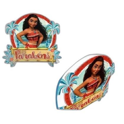Imagem de Kit Festa Decoração Moana Festa Fácil Pronta 39 Peças Piffer