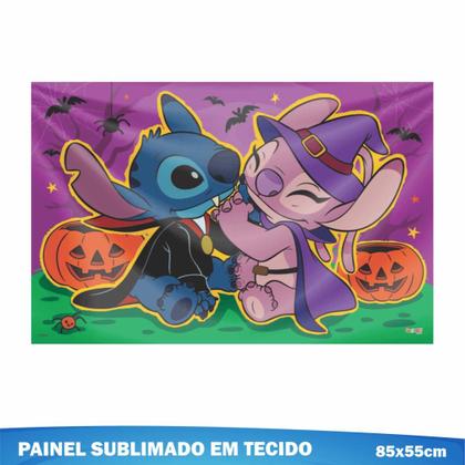 Imagem de Kit Festa Decoração Pronta Stitch Halloween C/ 33 Itens
