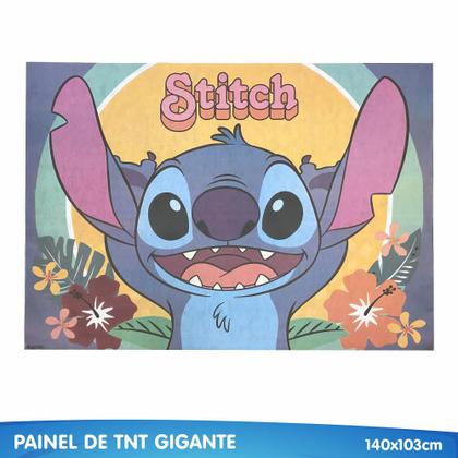 Imagem de Kit Festa Decoração Stitch Aniver Painel Gigante + 25 Balões