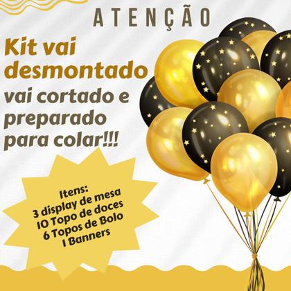 Imagem de Kit festa em casa só um bolinho Sonic decoração aniversário topo de bolo