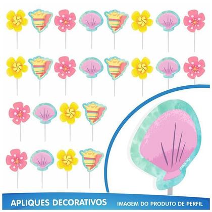 Imagem de Kit Festa Fácil Aniversário Moana Baby 40 Itens - Piffer