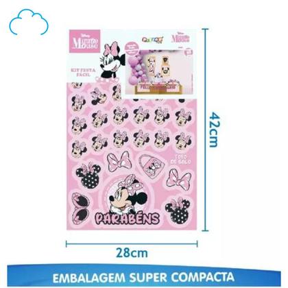 Imagem de Kit Festa Fácil Disney Minnie Mouse Decoração De Aniversário