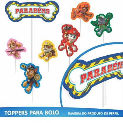 Imagem de Kit Festa Fácil Infantil Decoração Patrulha Canina 
