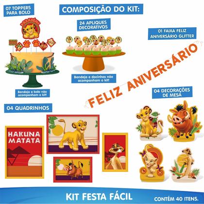 Imagem de Kit Festa Fácil QD Rei Leão