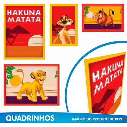 Imagem de Kit Festa Fácil Rei Leão 40 Enfeites Decoração Aniversário Infantil Menino