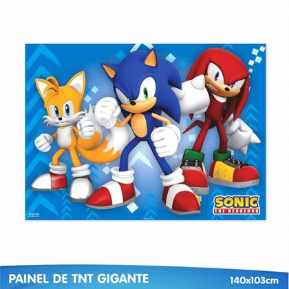 Imagem de Kit Festa Fácil Sonic - 39 Itens - 01 Unidade - Piffer - Rizzo