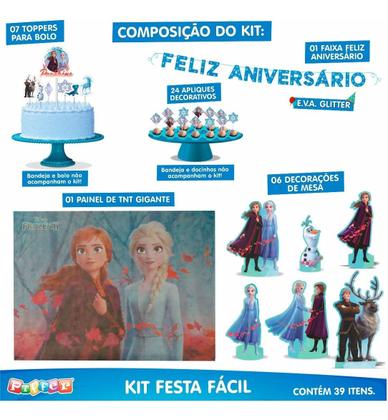 Imagem de Kit Festa FROZEN - Decoração De Aniversário