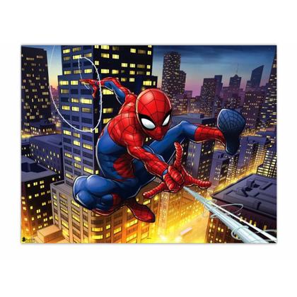 Imagem de Kit festa Homem Aranha Decoração Painel GG + Toalha Azul TNT