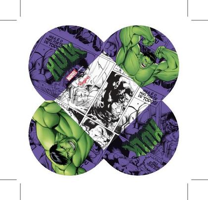 Imagem de Kit Festa Hulk Decoração Anive Forminhas para doces 150 pçs