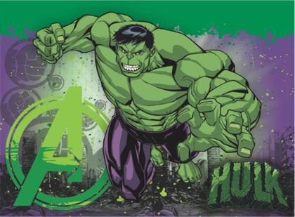 Imagem de Kit festa Hulk Decoração Aniversário Toalha + Painel TNT