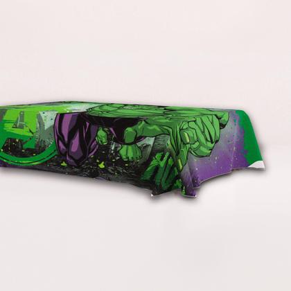 Imagem de Kit festa Hulk Decoração Aniversário Toalha + Painel TNT