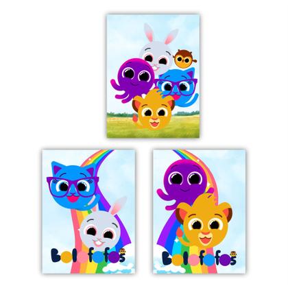 Imagem de Kit Festa Infantil Bolo Fofos Lembrancinha Decoração