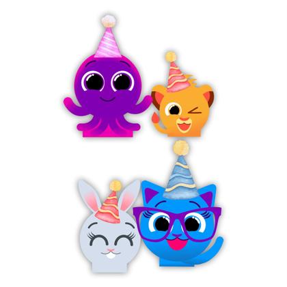 Imagem de Kit Festa Infantil Bolo Fofos Lembrancinha Decoração