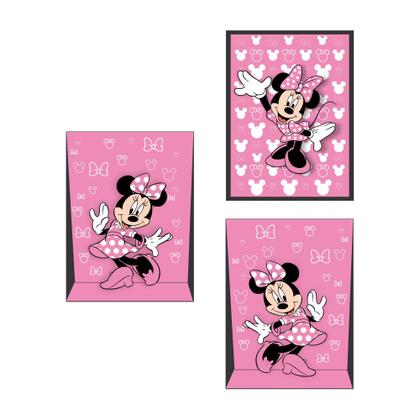 Imagem de Kit Festa Infantil Menina Minnie Rosa Lembrancinha Decoração