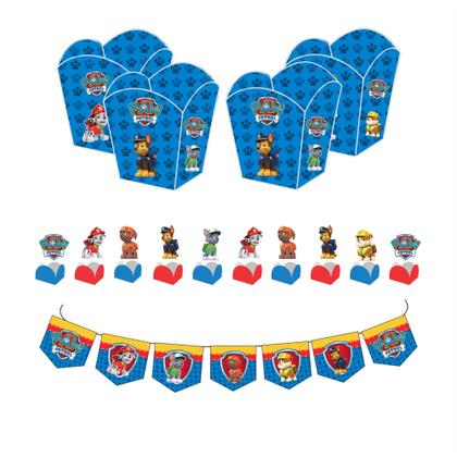 Imagem de Kit Festa Infantil Menino Patrulha Canina Decoração Lembrancinha