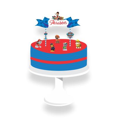 Imagem de Kit Festa Infantil Menino Patrulha Canina Decoração Lembrancinha