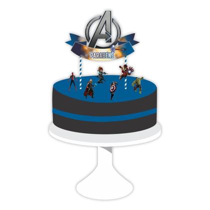 Imagem de Kit Festa Infantil Menino Vingadores Heróis Decoração Lembrancinha