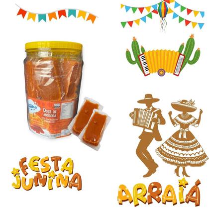 Imagem de Kit Festa Junina Arraiá com 40 Unidades de Doce de Abóbora