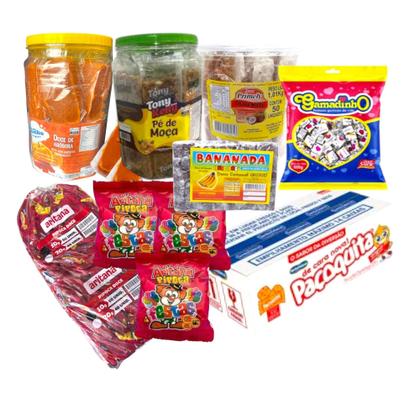 Imagem de Kit Festa Junina Arraiá São João Doces pipoca Doce, cocada