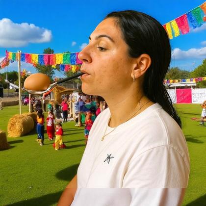 Imagem de Kit Festa Junina Corrida do Saco + Corrida do Ovo c/ 2 un