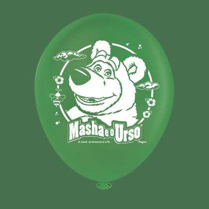 Imagem de Kit Festa Masha E O Urso Display +painel + Bexigas + Vela 3