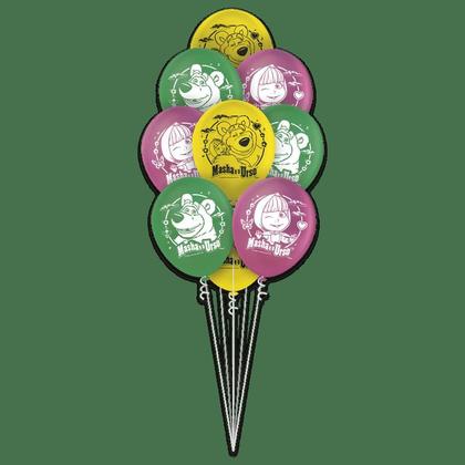 Imagem de Kit Festa Masha E O Urso Display +painel + Bexigas + Vela 3