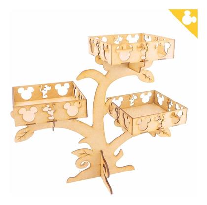 Imagem de Kit Festa Mdf Provençal Mickey - 28 Peças