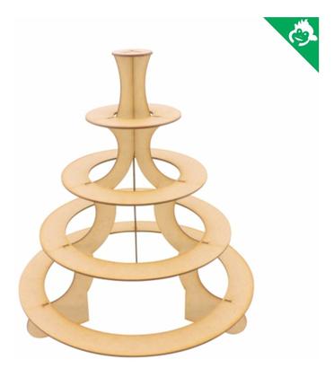 Imagem de Kit Festa Mdf Safari - 48 Peças - Completo