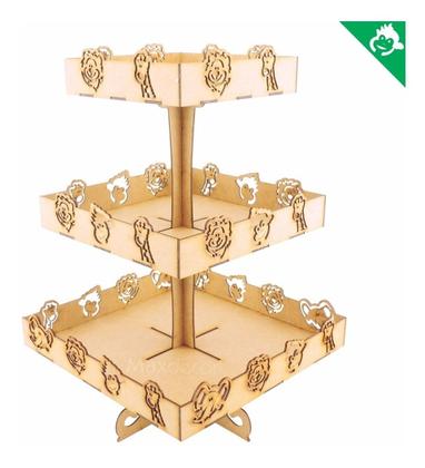 Imagem de Kit Festa Mdf Safari - 50 Peças - Aniversário Completo