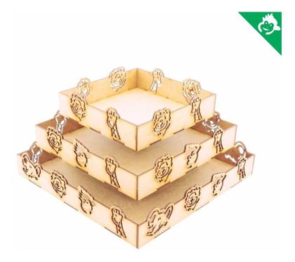 Imagem de Kit Festa Mdf Safari - 50 Peças - Aniversário Completo